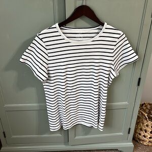 J.Crew Factory Fine Rib Cotton Tee